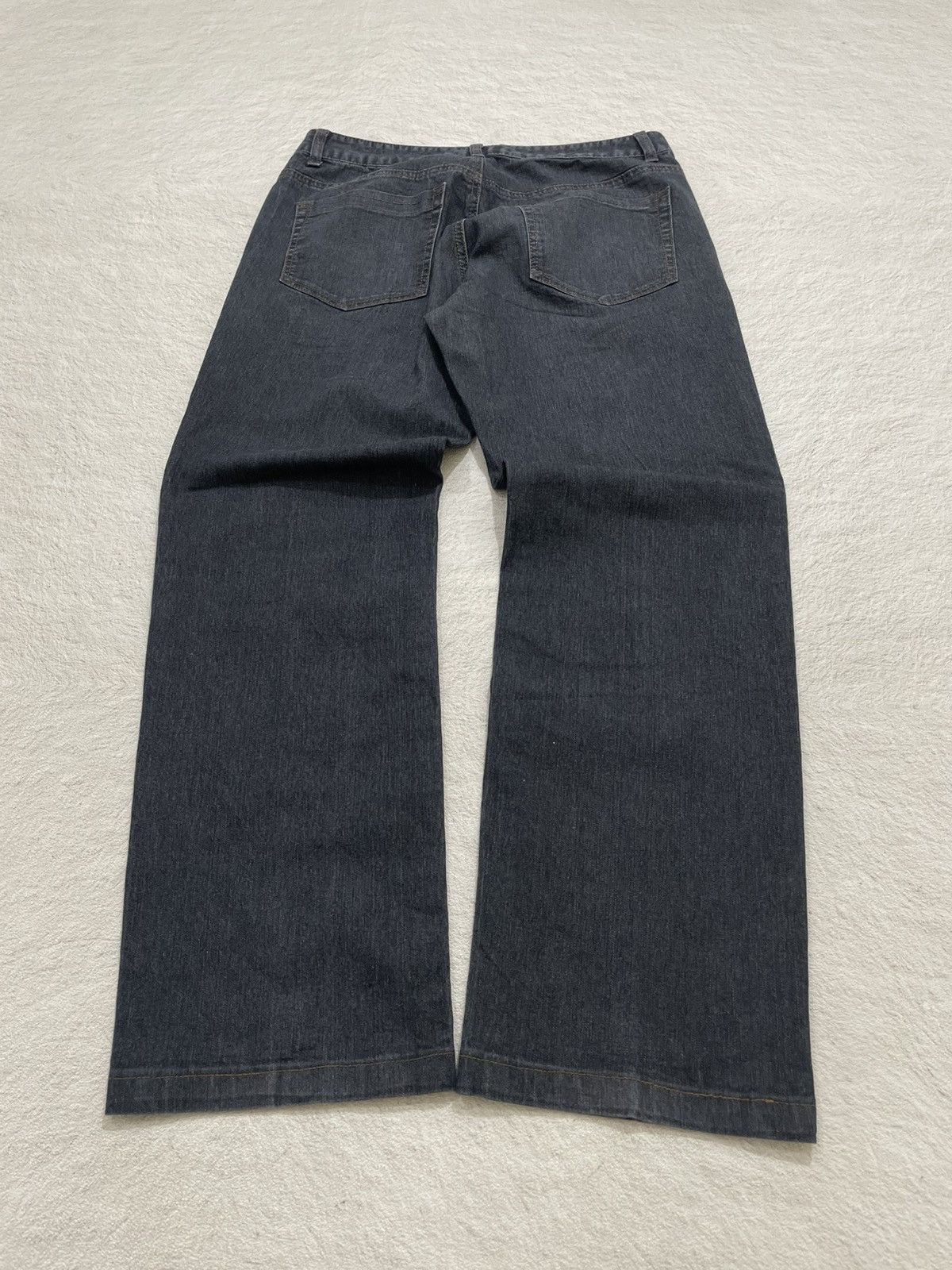 Japanese Brand Vintage 2000s Boy London Basic Black Jeans Size US 29 - 4 Thumbnail