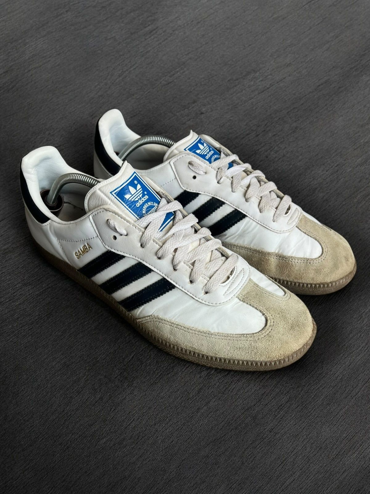 Adidas Adidas Samba OG White Sneakers BW Sport Size US 10 / EU 43 - 3 Thumbnail
