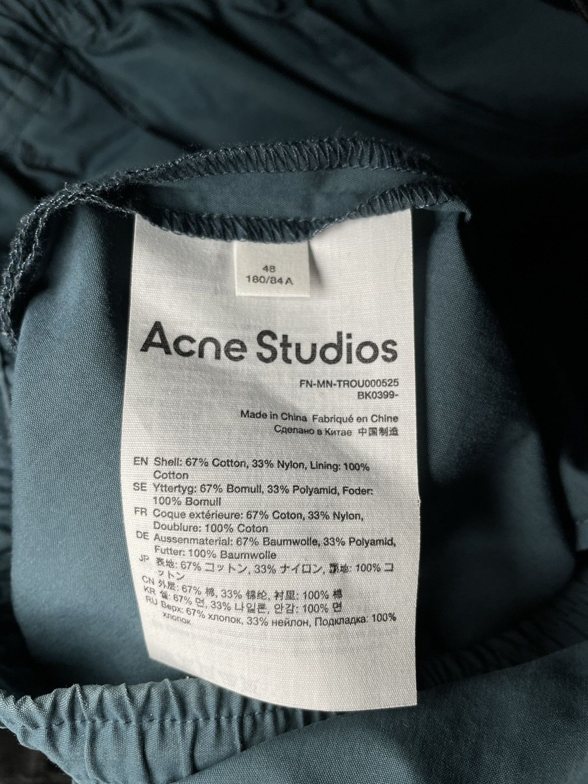 Acne Studios Acne Studios Zip Trousers Size US 32 / EU 48 - 17 Thumbnail