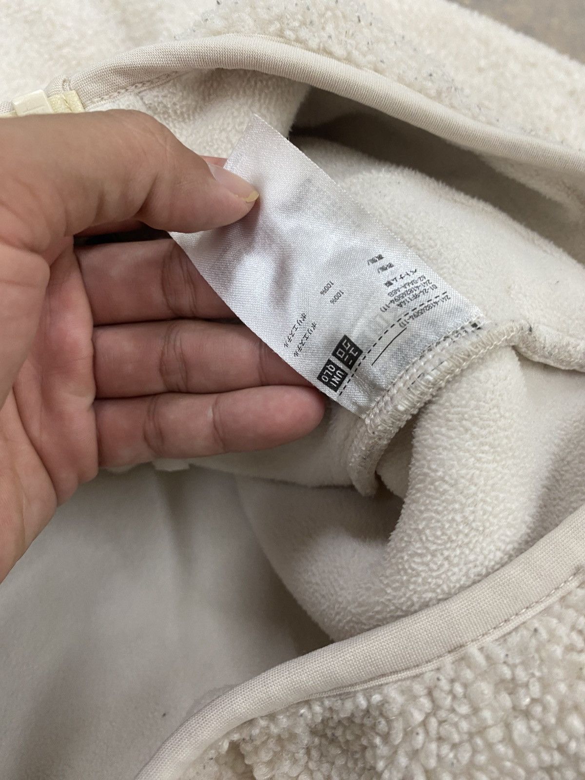 Japanese Brand VINTAGE PILE LINED FLEECE ZIPPER CARDIGAN UNIQLO SHERPA Size XL / US 12-14 / IT 48-50 - 9 Thumbnail