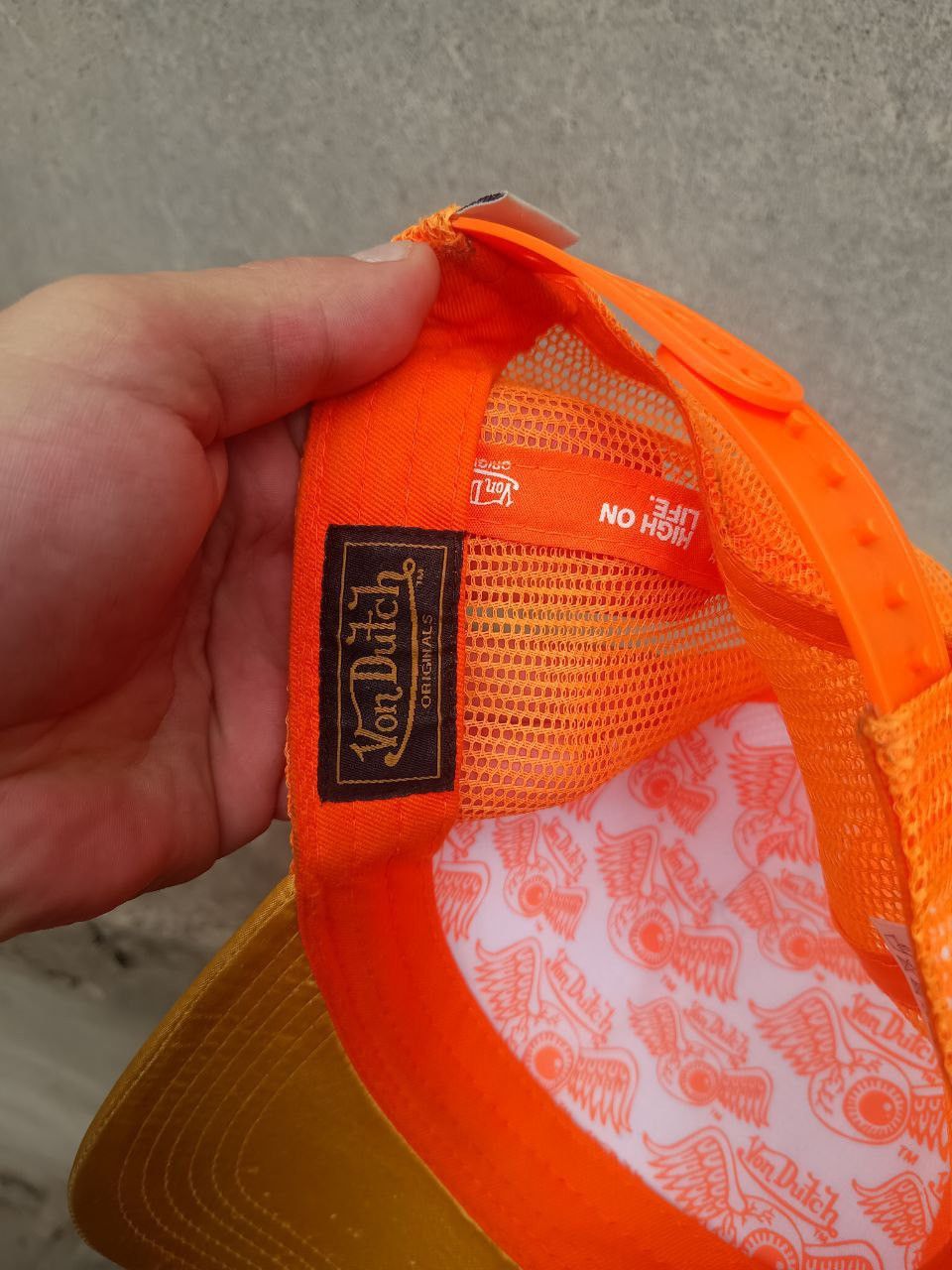 Von Dutch VonDutch Von Dutch orange cap Size ONE SIZE - 4 Thumbnail