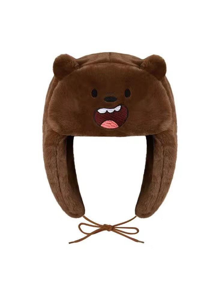 Other Ushanka Hat Brown bear Hot S Size ONE SIZE - 1 Thumbnail
