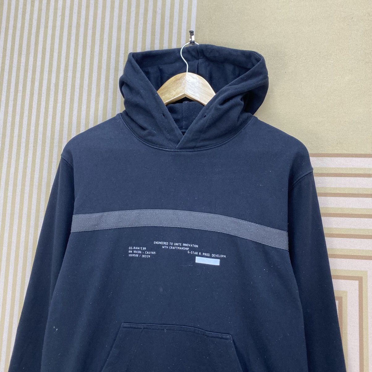 G-Star 🫶 G-Star Raw Tape Hooded Sweater kangaroo pocket Size US M / EU 48-50 / 2 - 3 Thumbnail