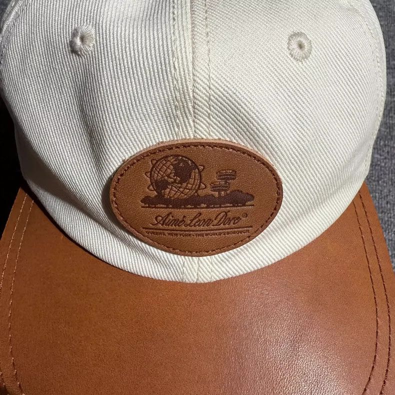 The Real McCoy's The Real McCoy Leather and embossed canvas duckbill basebal Size ONE SIZE - 3 Thumbnail