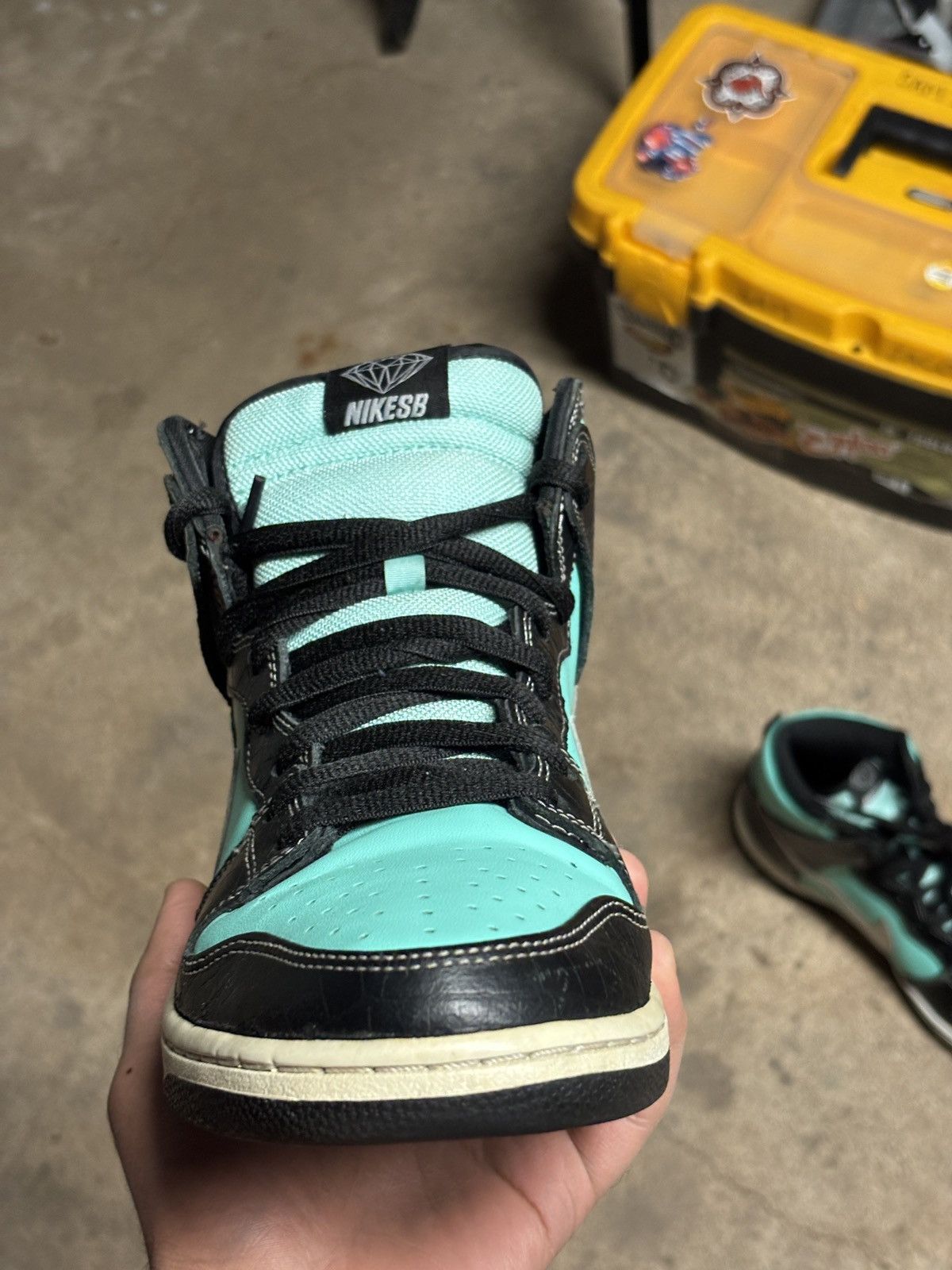 Diamond Supply Co. × Nike Nike Dunk High Premium SB 'Tiffany' Size US 11 / EU 44 - 7 Thumbnail