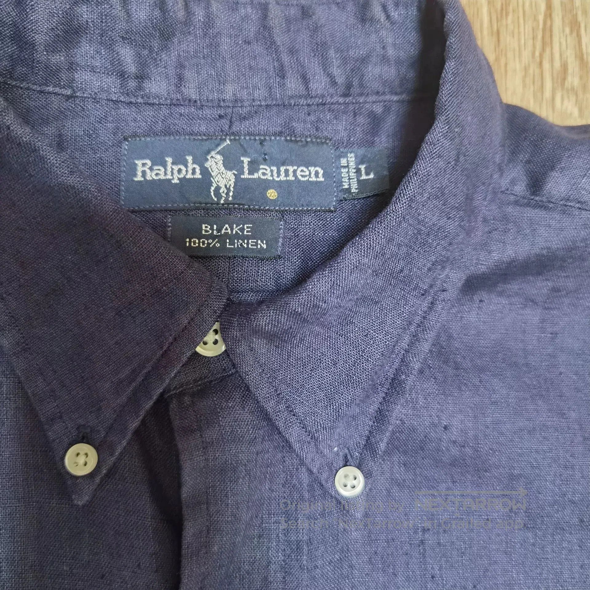 Polo Ralph Lauren Ralph Lauren Linen Shirt. Size US L / EU 52-54 / 3 - 6 Thumbnail