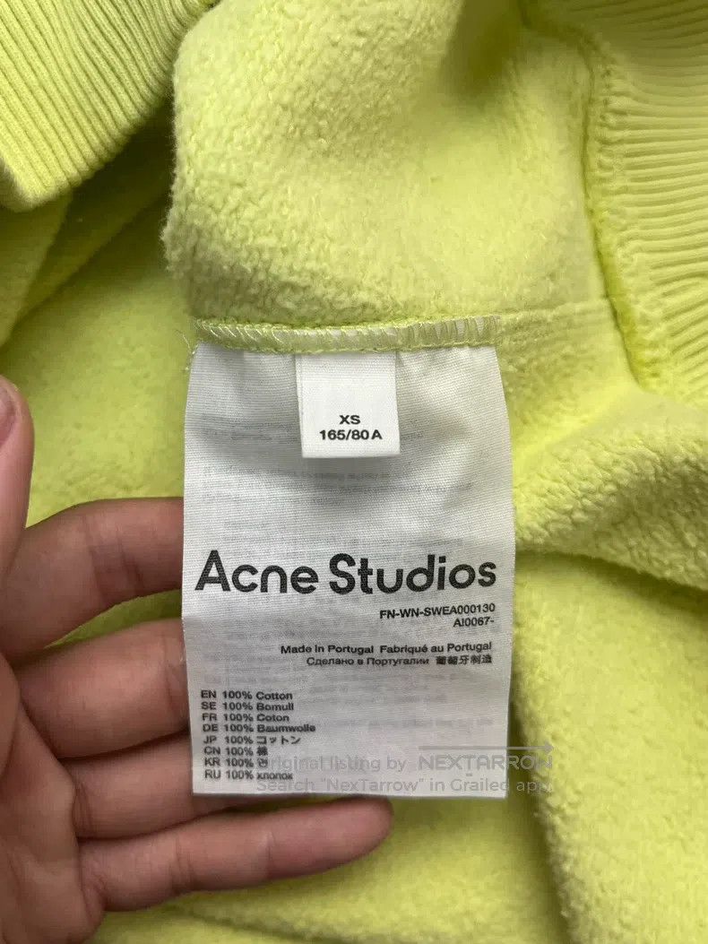 Acne Studios Acne Studios Logo Embroidered Crew-neck Sport Sweatshirt, Size XS / US 0-2 / IT 36-38 - 4 Thumbnail