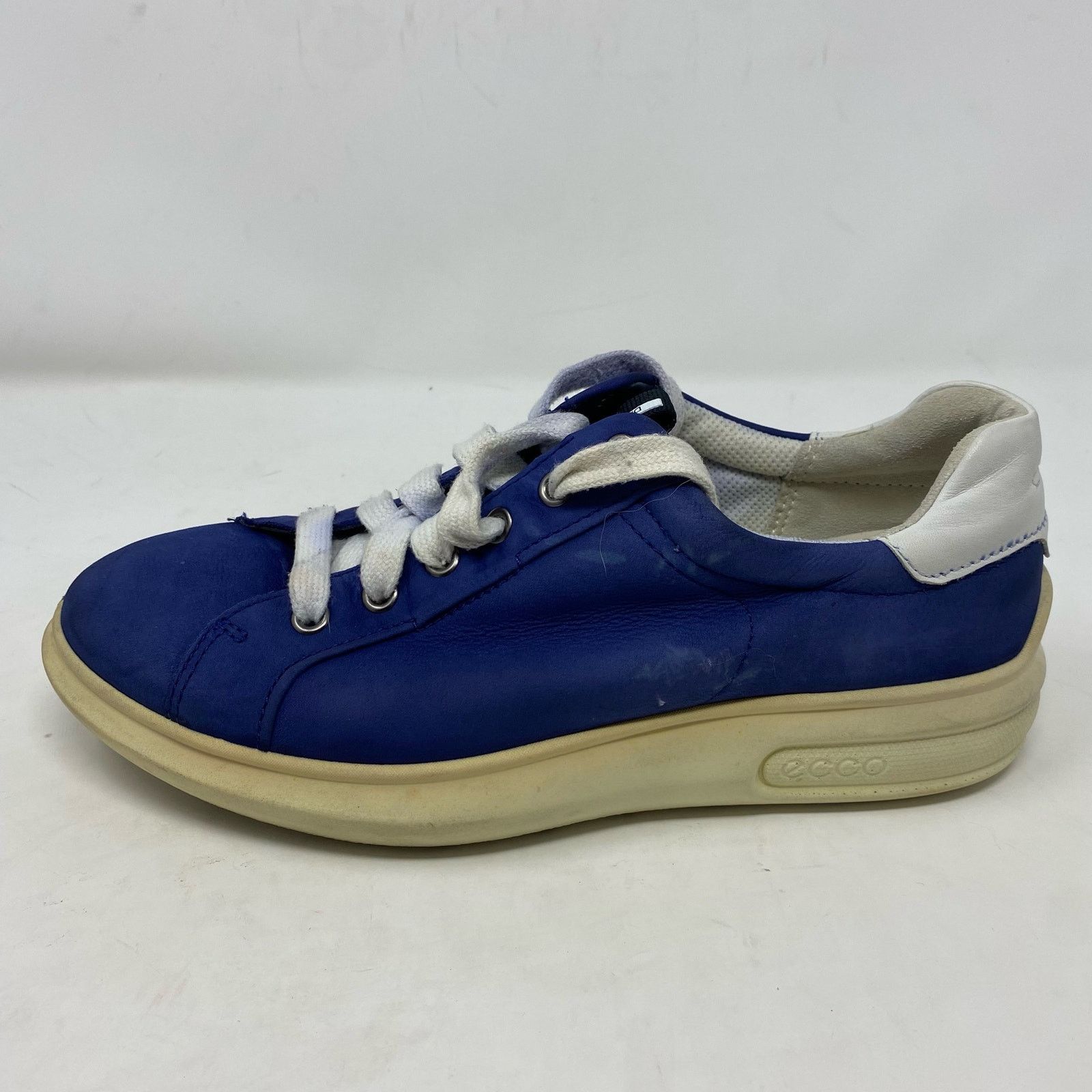 Ecco Ecco Soft 3 Blue Nubuck Platform Comfort Lace Up Sneaker 8.5 Size US 8.5 / IT 38.5 - 2 Thumbnail