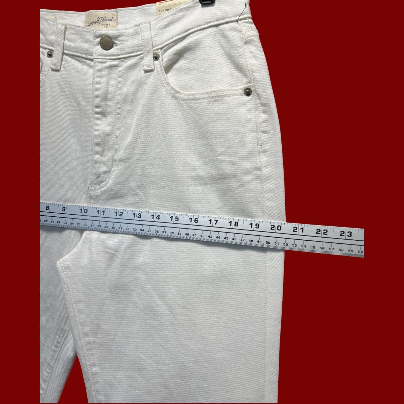 Other Universal Thread - Women's High Rise Flare - Fitted Hip And Size 32" / US 10 / IT 46 - 4 Thumbnail