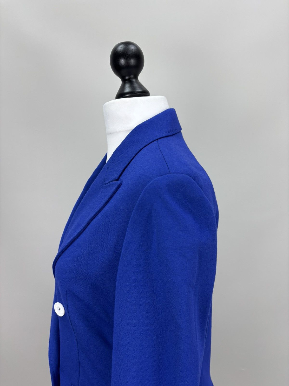 Max Mara Womens blazer Max Mara Size 10 Color Blue Size L / US 10 / IT 46 - 10 Thumbnail