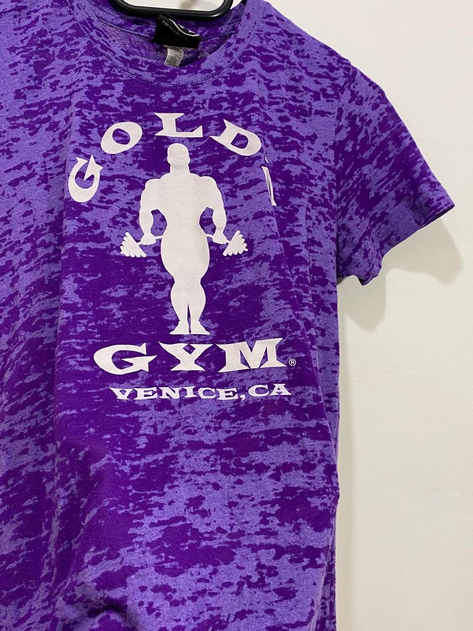 Vintage Gold gym t shirt Size M / US 6-8 / IT 42-44 - 5 Thumbnail