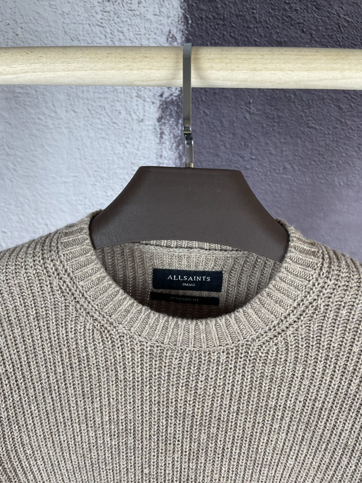 Allsaints Allsaints Ivann Crew sweater distressed oversized fit knit Size US S / EU 44-46 / 1 - 8 Thumbnail