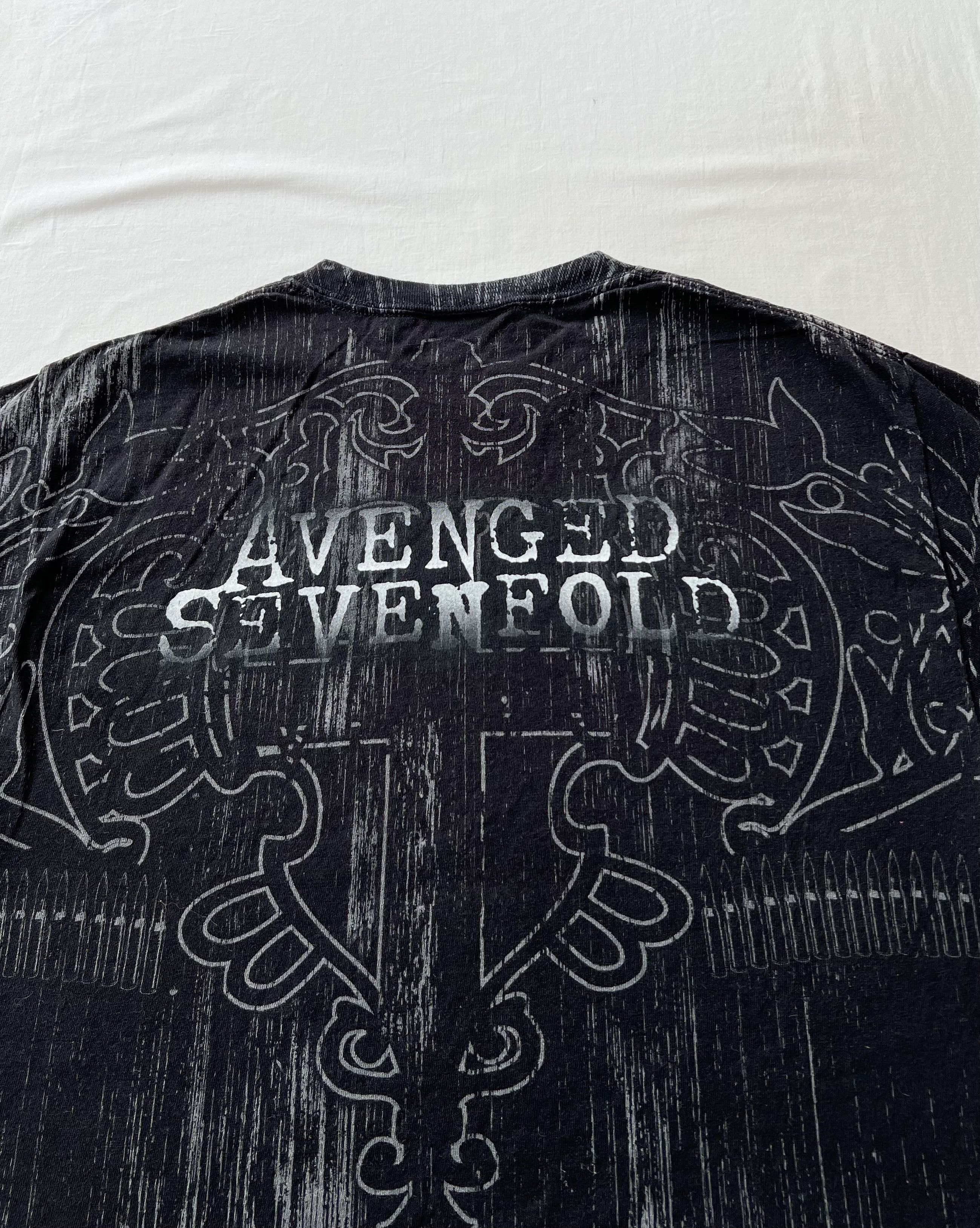 Band Tees Vintage 2011 Avenged Sevenfold Metal Band All Over Print Size US M / EU 48-50 / 2 - 13 Thumbnail