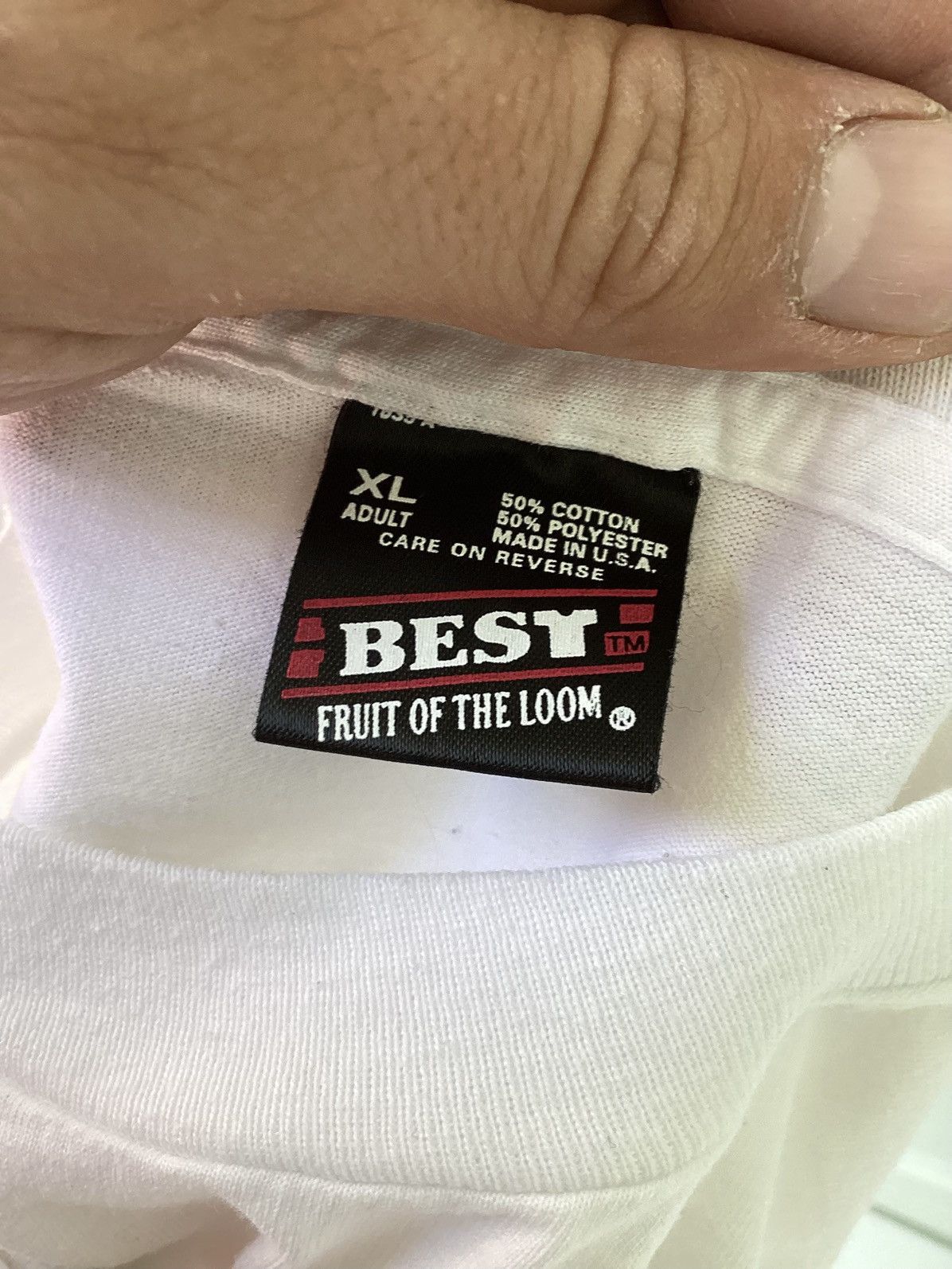 Fruit Of The Loom Vintage 90s Arizona lottery single stitch USA made T-shirt Size US XL / EU 56 / 4 - 5 Thumbnail