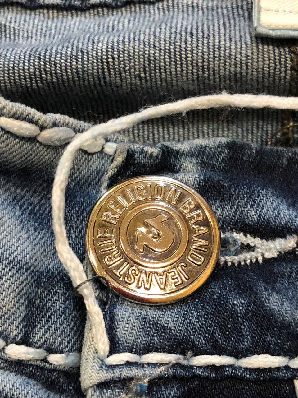 True Religion Vintage Y2k True Religion Big Logo Jeans Size 32" / US 10 / IT 46 - 8 Thumbnail