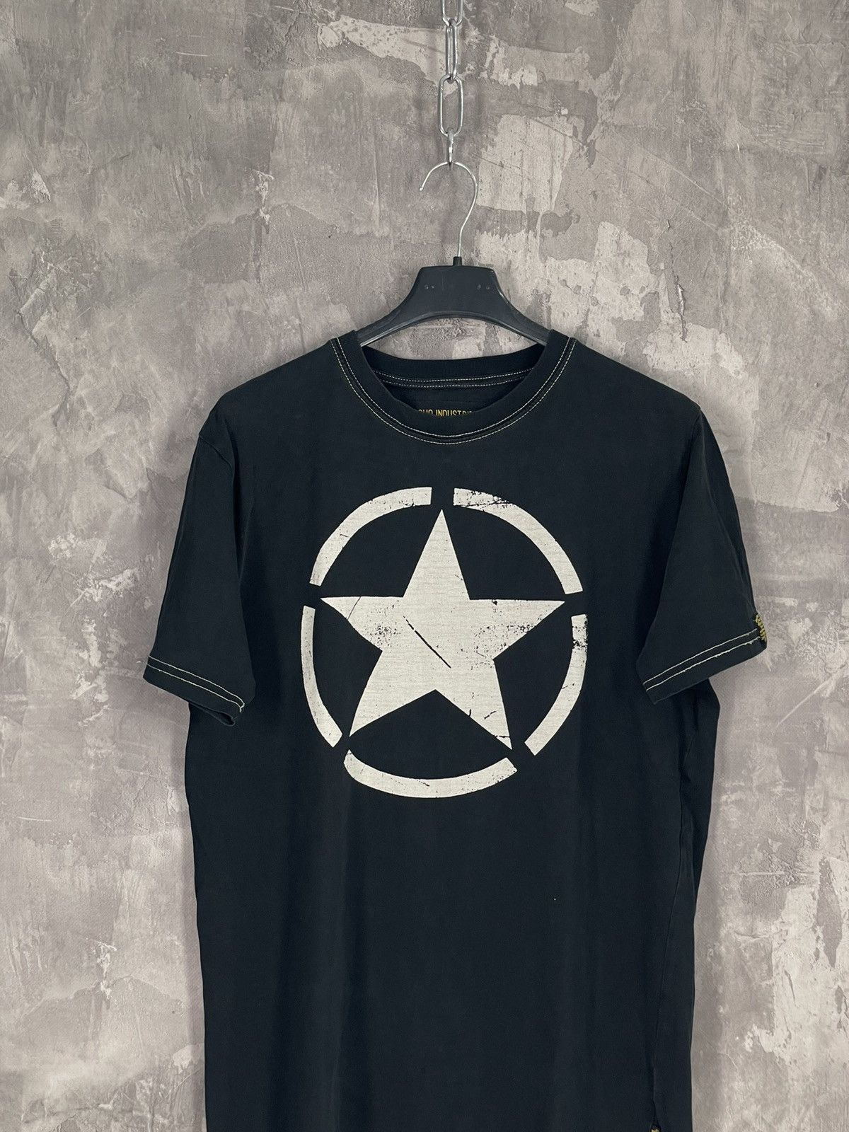 If Six Was Nine × Japanese Brand × Le Grande Bleu (L.G.B.) Avant Garde Japanese Crazy Opium Alpha Industries Y2K Tshirt Size US S / EU 44-46 / 1 - 2 Thumbnail