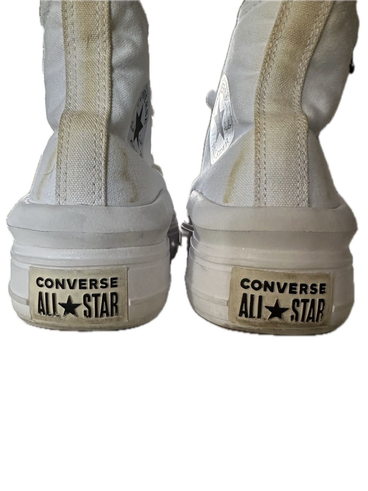 Converse Converse Chuck Taylor All Star Hi Top Platform Shoe White 7 Size US 7 / IT 37 - 6 Thumbnail