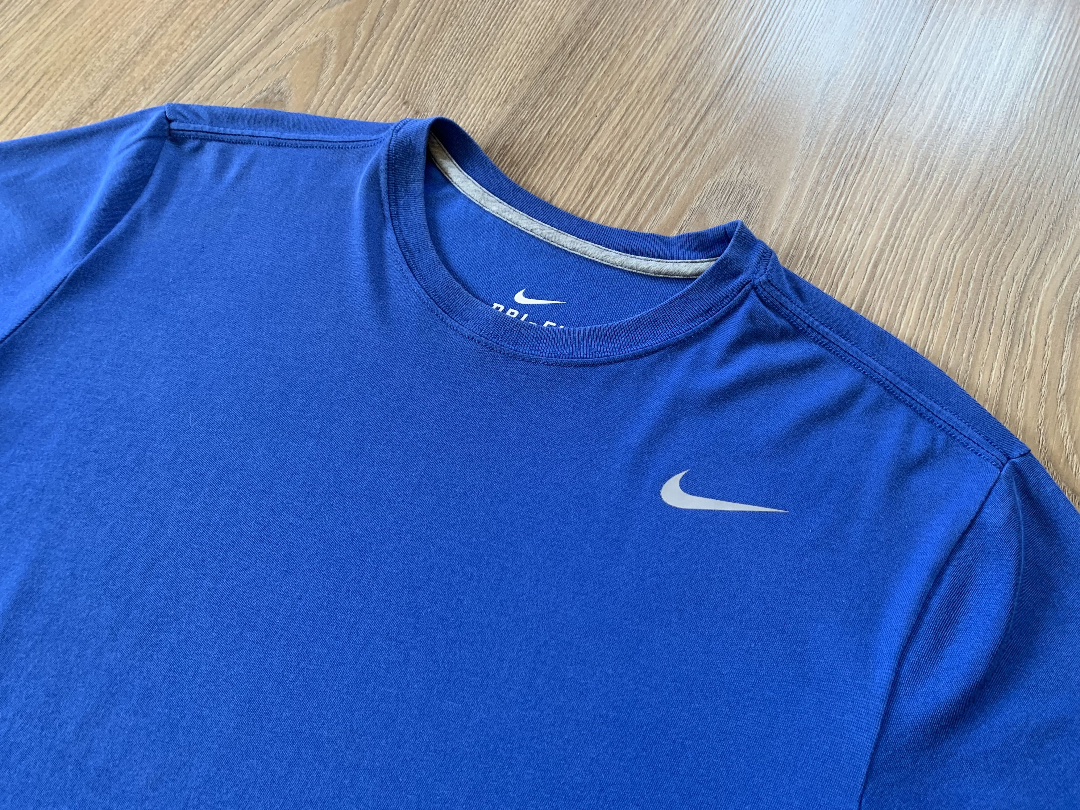 Nike Nike Dri Fit Training Blue T Shirt Size US L / EU 52-54 / 3 - 4 Thumbnail