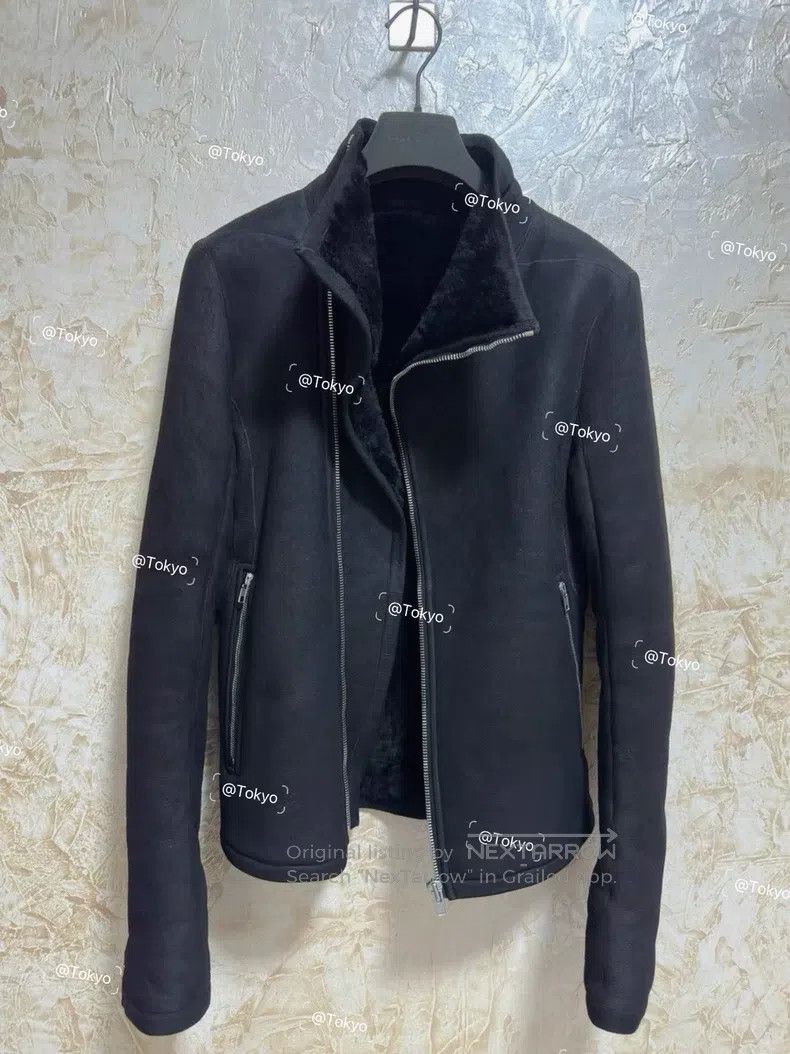 Rick Owens RICK OWENS Jacket, Leather Jacket, Coat Size US S / EU 44-46 / 1 - 1 Thumbnail