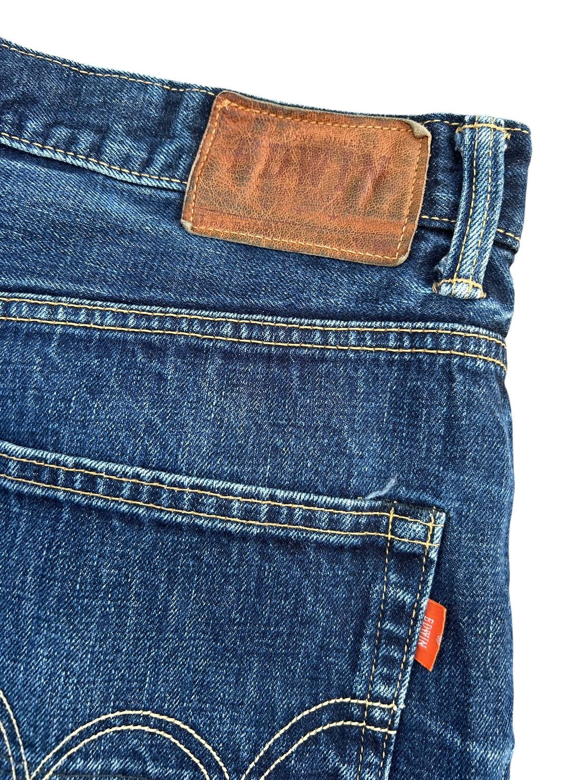 Kapital Vintage Edwin 505Z Selvedge Distressed Denim Jeans Size US 38 / EU 54 - 5 Thumbnail