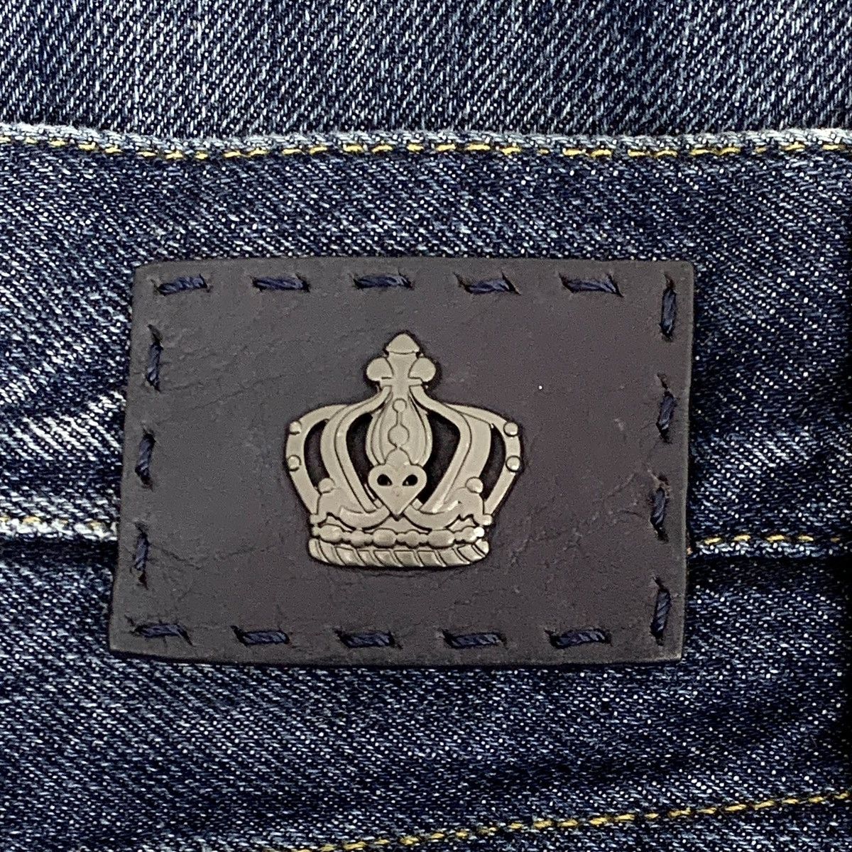 Dolce & Gabbana Dolce & Gabbana Navy Blue Washed Cotton Denim Pants K26WX Size US 32 / EU 48 - 6 Thumbnail