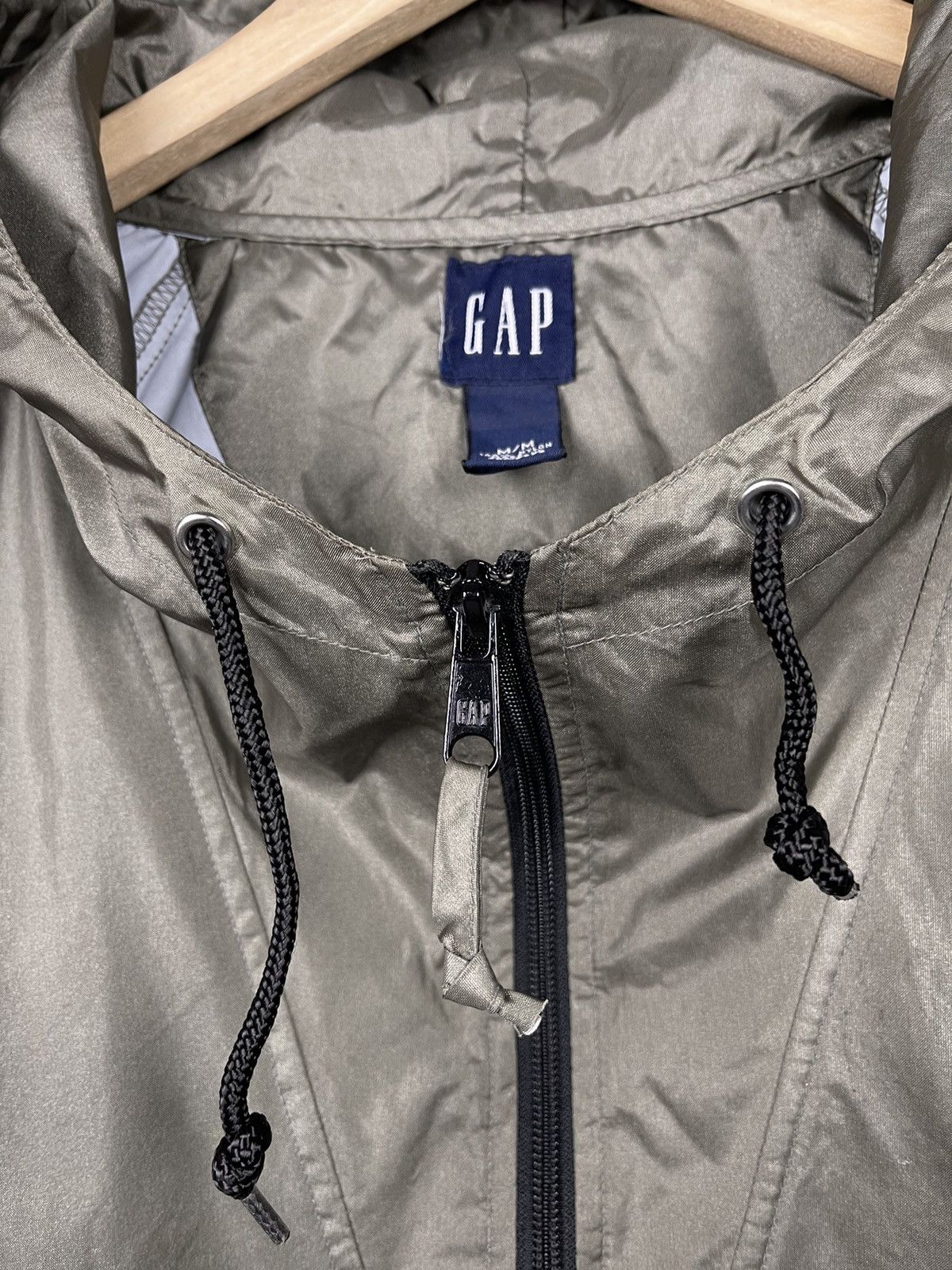 Gap GAP Vintage Y2K Khaki Nylon Anorak Jacket Men’s Size Medium Size US M / EU 48-50 / 2 - 3 Thumbnail