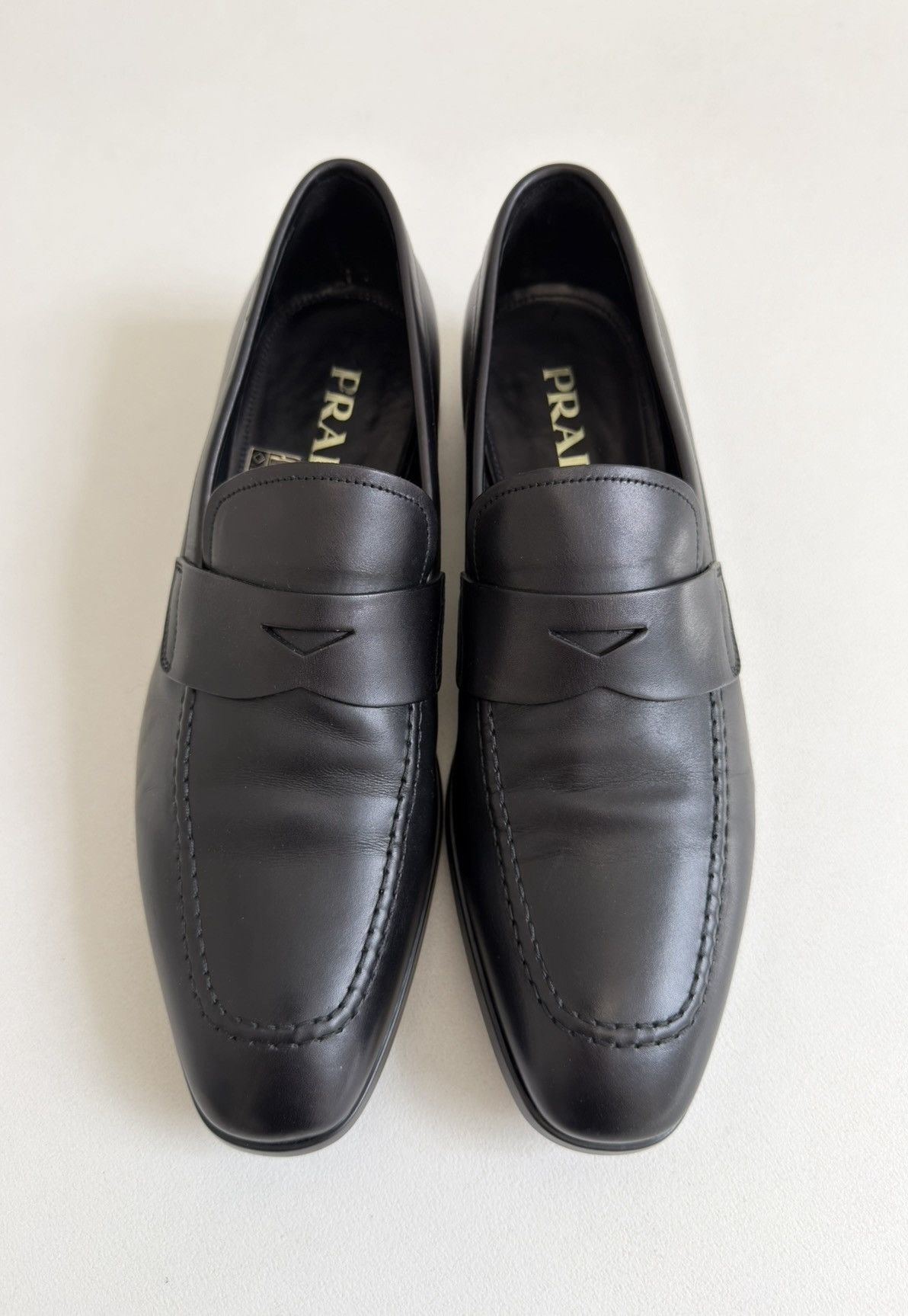 Prada Black Leather ‘Low Profile’ Loafers Size US 9 / EU 42 - 4 Thumbnail