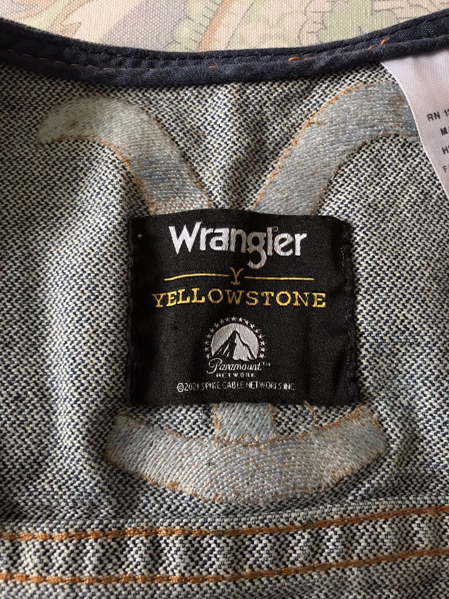 Wrangler Wrangler x Yellowstone Denim Vest. Size US M / EU 48-50 / 2 - 6 Thumbnail