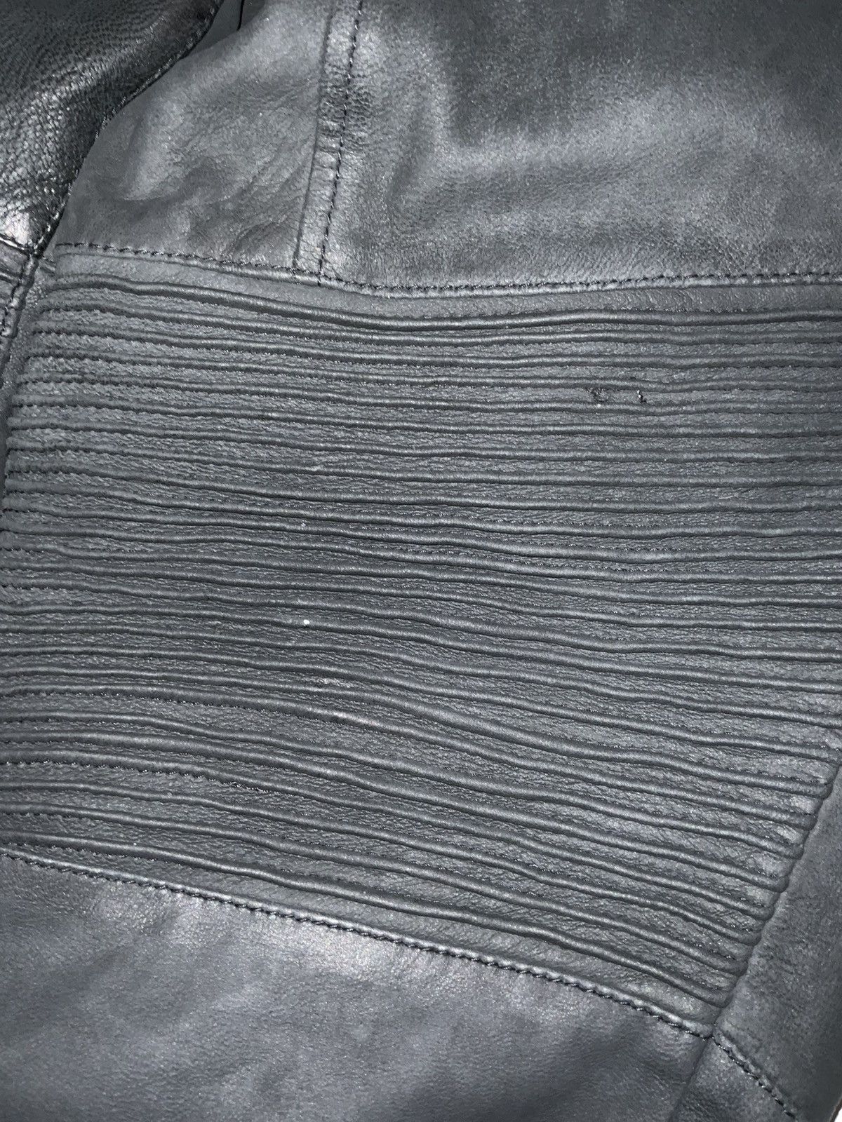 Designer Autark Rough Concept Berlin Lamb Leather Biker Moto Pants Size US 32 / EU 48 - 6 Thumbnail