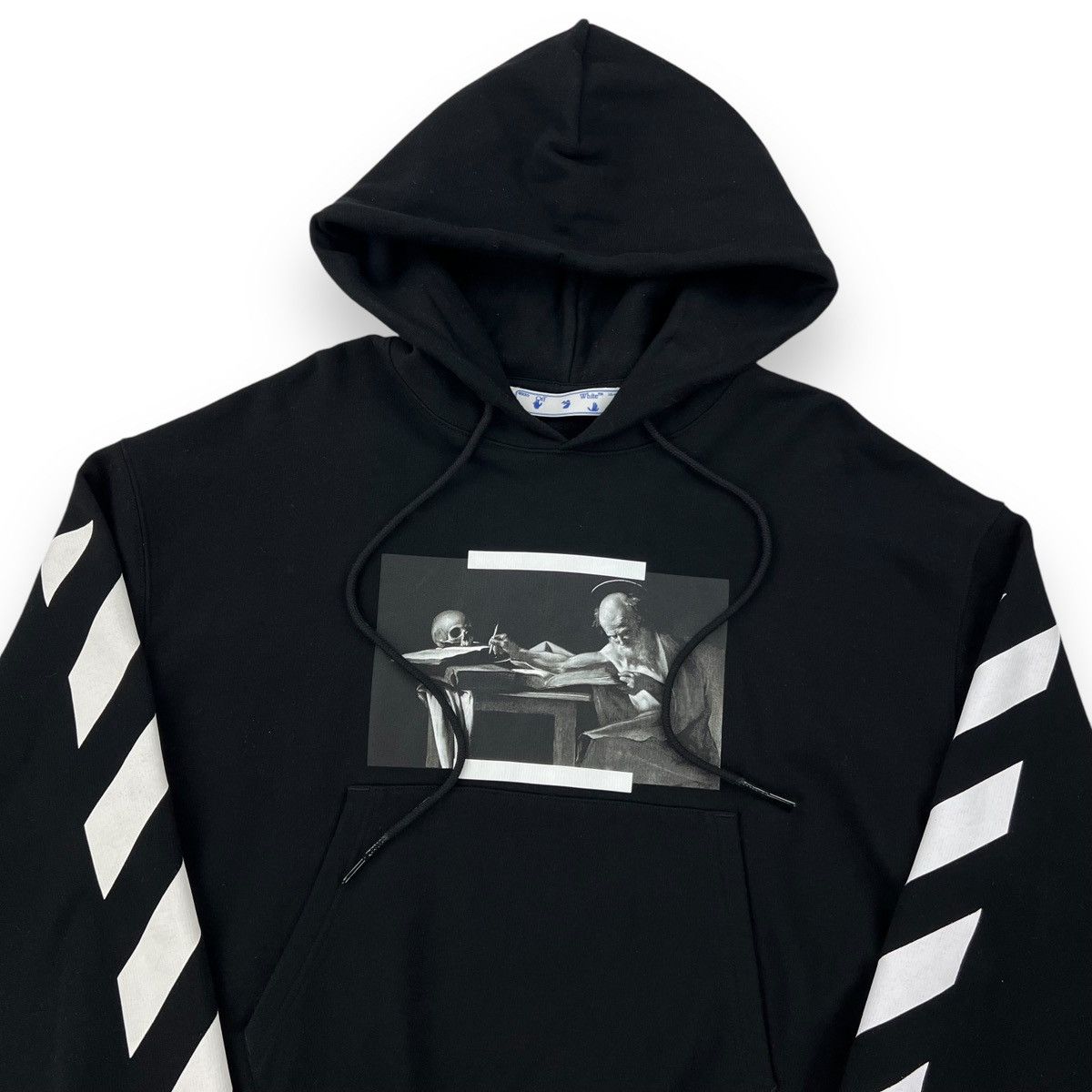 Off-White Off-White Caravaggio Black Hoodie Size US M / EU 48-50 / 2 - 1 Thumbnail