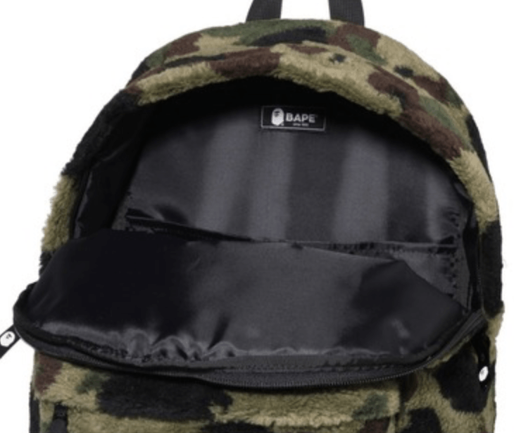 Bape Bape 1ST CAMO FLEECE Mini BACKPACK Size ONE SIZE - 4 Thumbnail