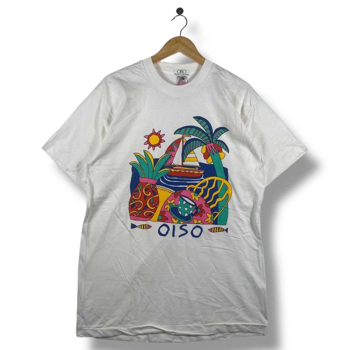 Vintage Bnwt Vintage 90's VIVA LA WOMBAT Australia Oiso ArtTee Shirt Size US L / EU 52-54 / 3 - 1 Thumbnail