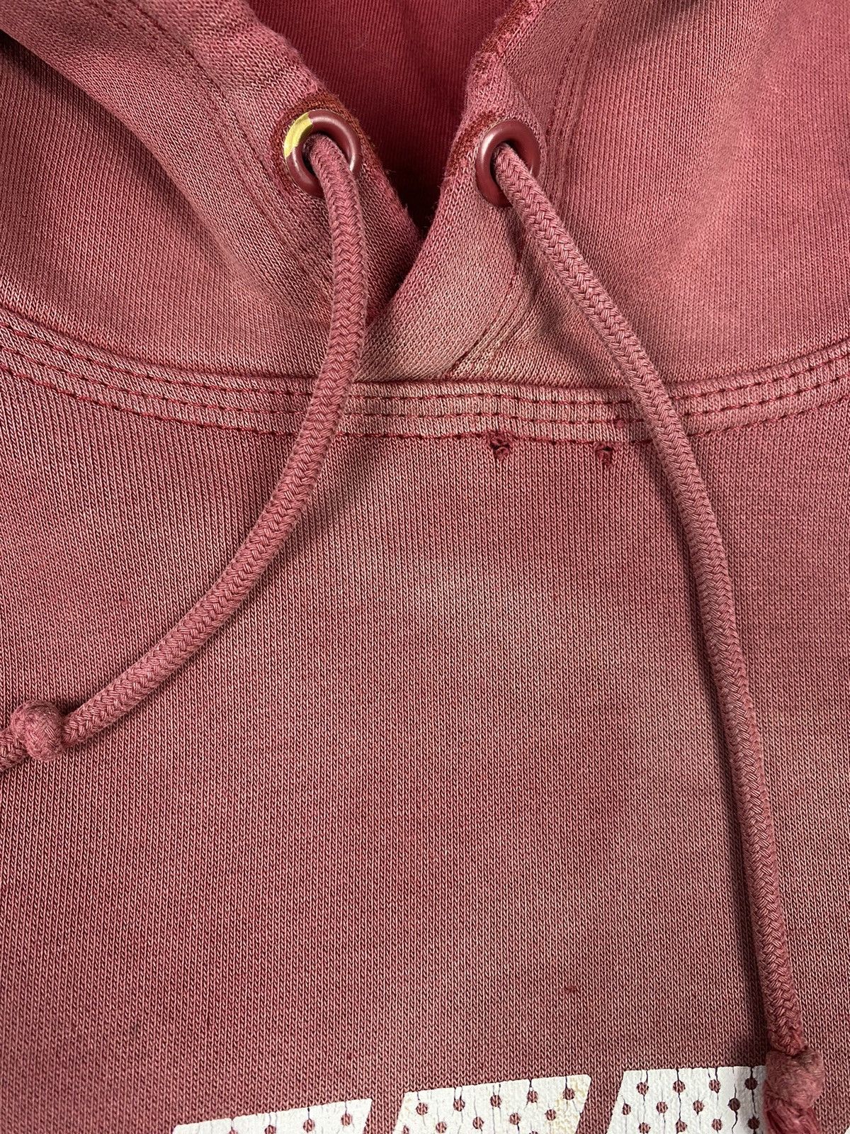 Nike × Vintage Vintage 00s Nike Big Logo Swoosh Distressed Hoodie y2k Drill Size US S / EU 44-46 / 1 - 6 Thumbnail