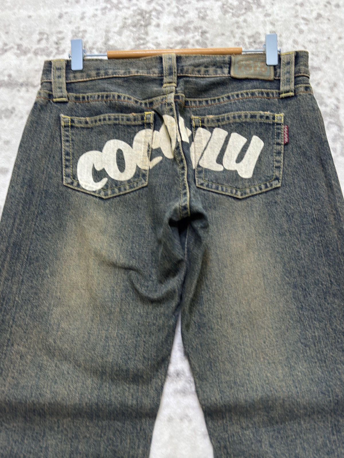Hysteric Glamour Vintage COCOLULU Y2K Straight Leg Acid Wash Unisex Jeans Size US 31 - 9 Thumbnail