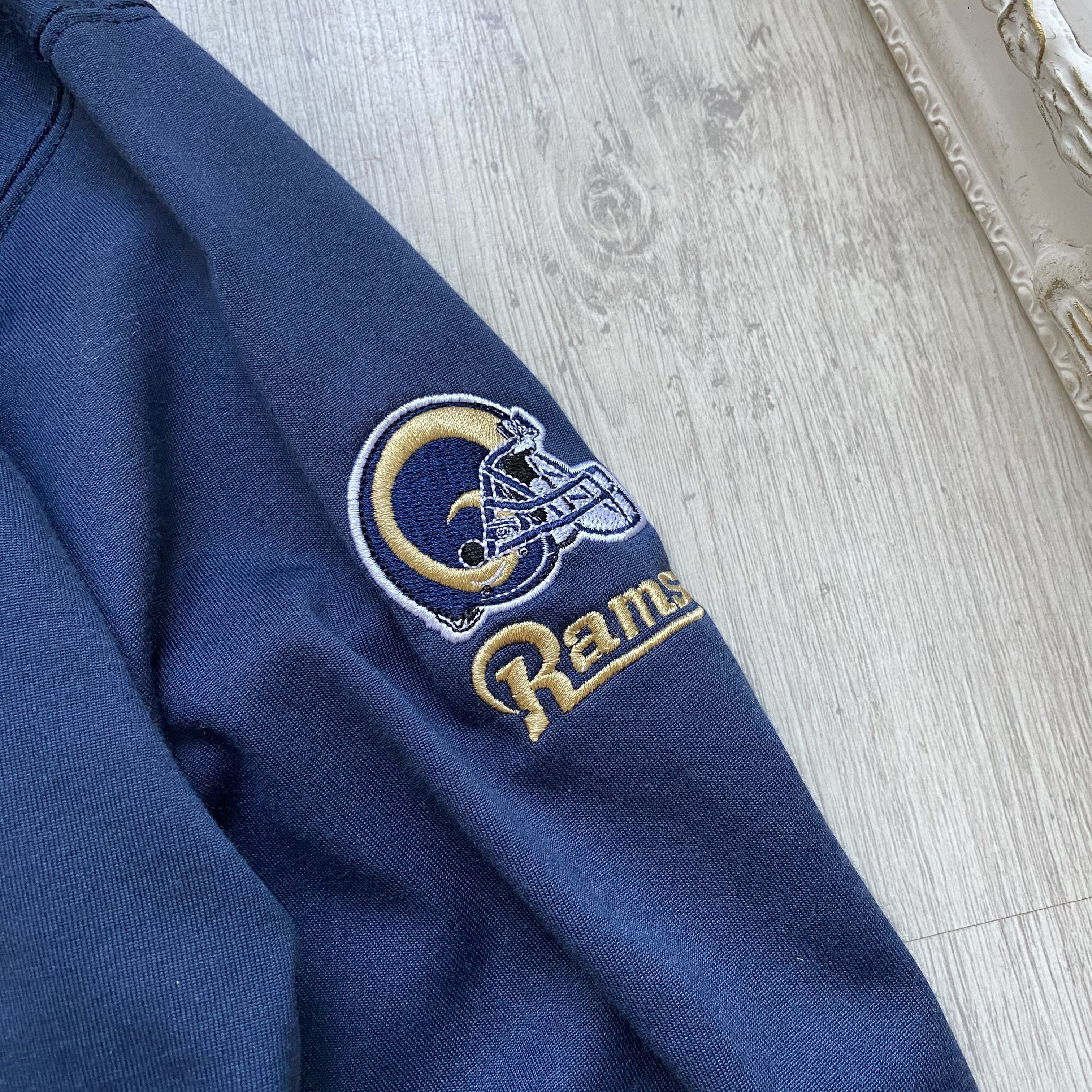 NFL 🏈 Vintage NFL ST. Louis Rams jersey heavy long sleeve Size US M / EU 48-50 / 2 - 6 Thumbnail