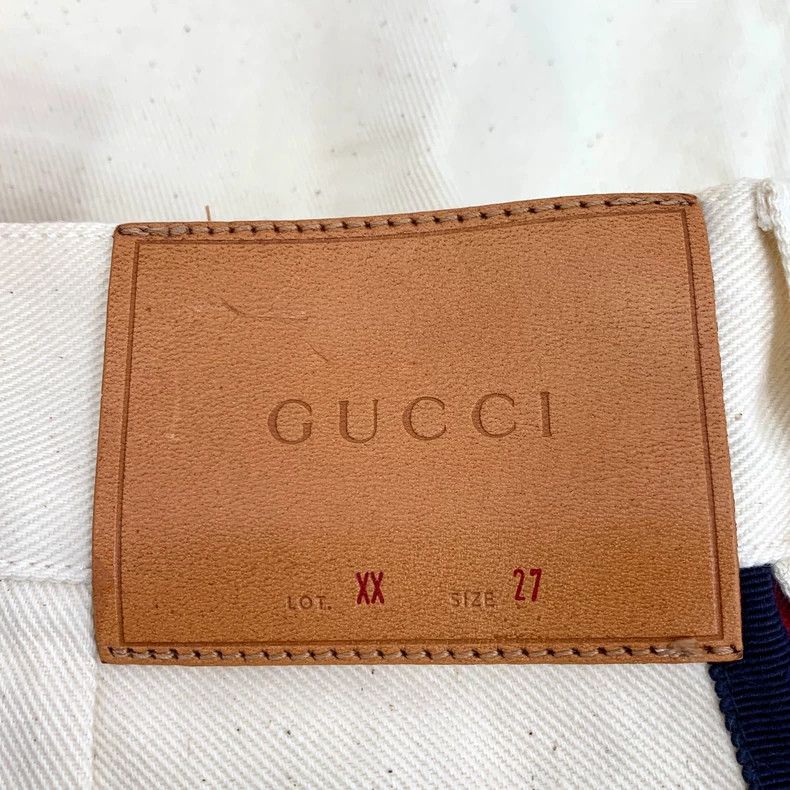 Gucci Gucci Beige side striped cotton casual shorts Size 27" / US 4 / IT 40 - 6 Thumbnail