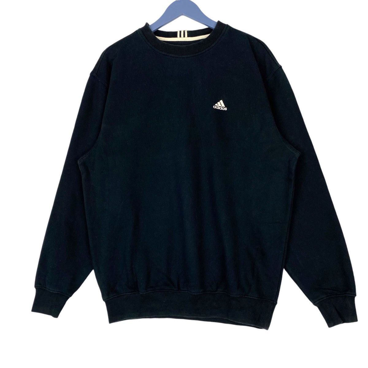 Adidas × Vintage Vintage Adidas Small Embroidered Logo Crewneck Sweatshirt Size US L / EU 52-54 / 3 - 2 Thumbnail