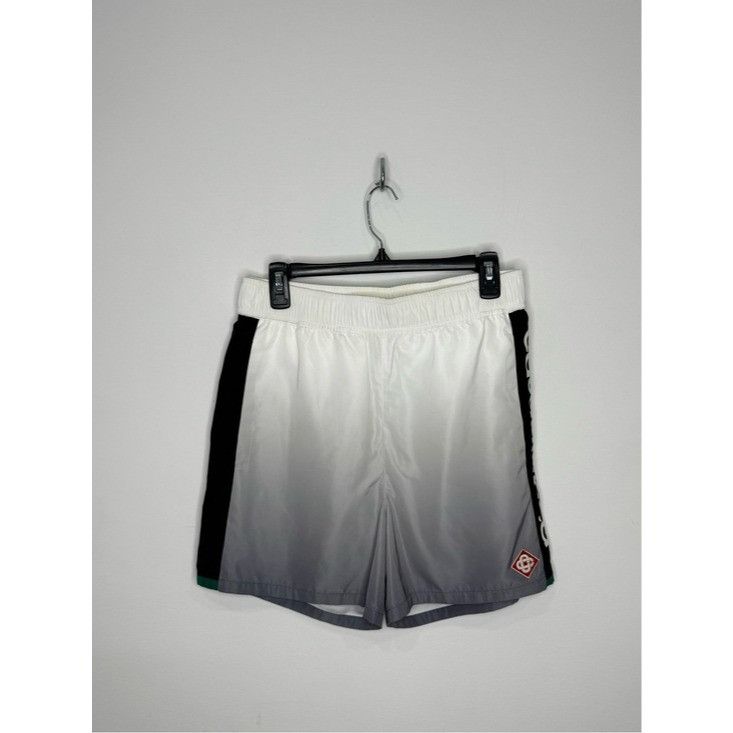 Casablanca Casablanca Gradient Logo Shorts White Grey Men’s Small Size US 28 / EU 44 - 2 Thumbnail