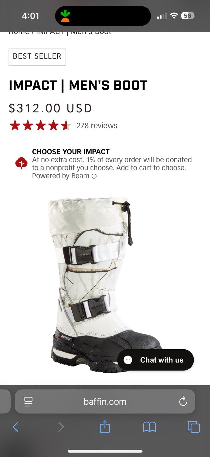 Other BAFFIN SNOW BOOTS Size US 9 / EU 42 - 8 Thumbnail