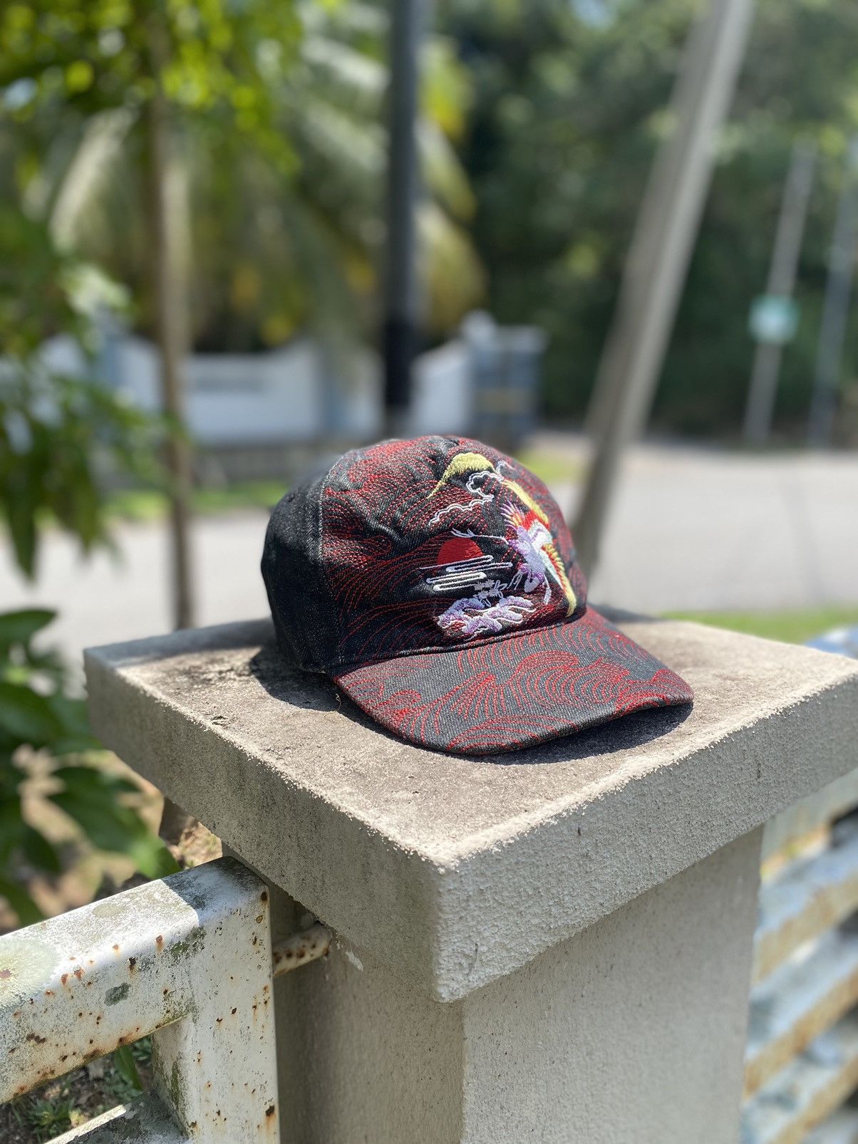 Japanese Brand × RMC Jeans RMC embroider cap Size 26 - 1 Thumbnail