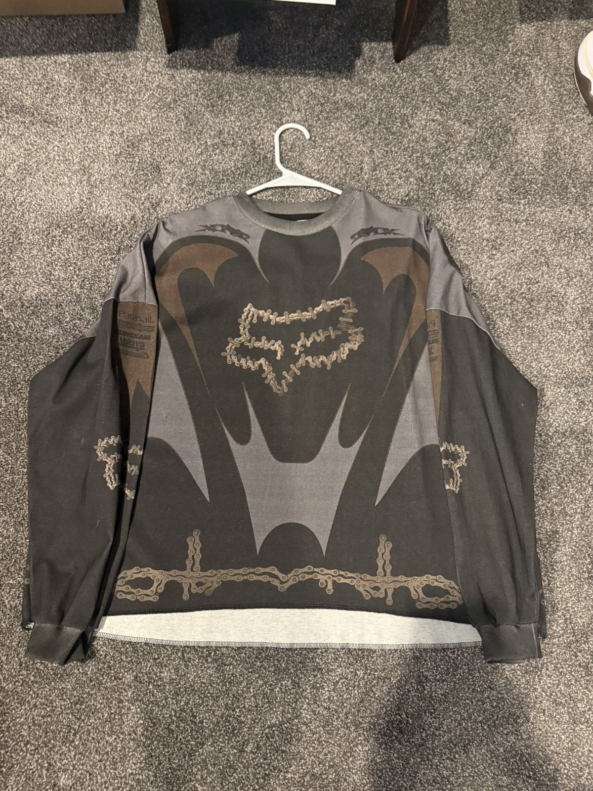 Fox Racing × Travis Scott Cactus Jack x Fox Racing Jersey II Black (ComplexCon) Size US M / EU 48-50 / 2 - 1 Thumbnail
