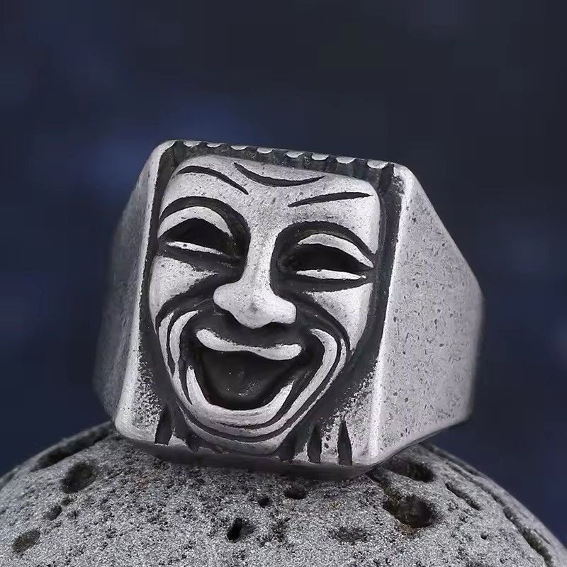 Vintage Vntg Smile Face Ring (size 7-13) Size ONE SIZE - 4 Thumbnail