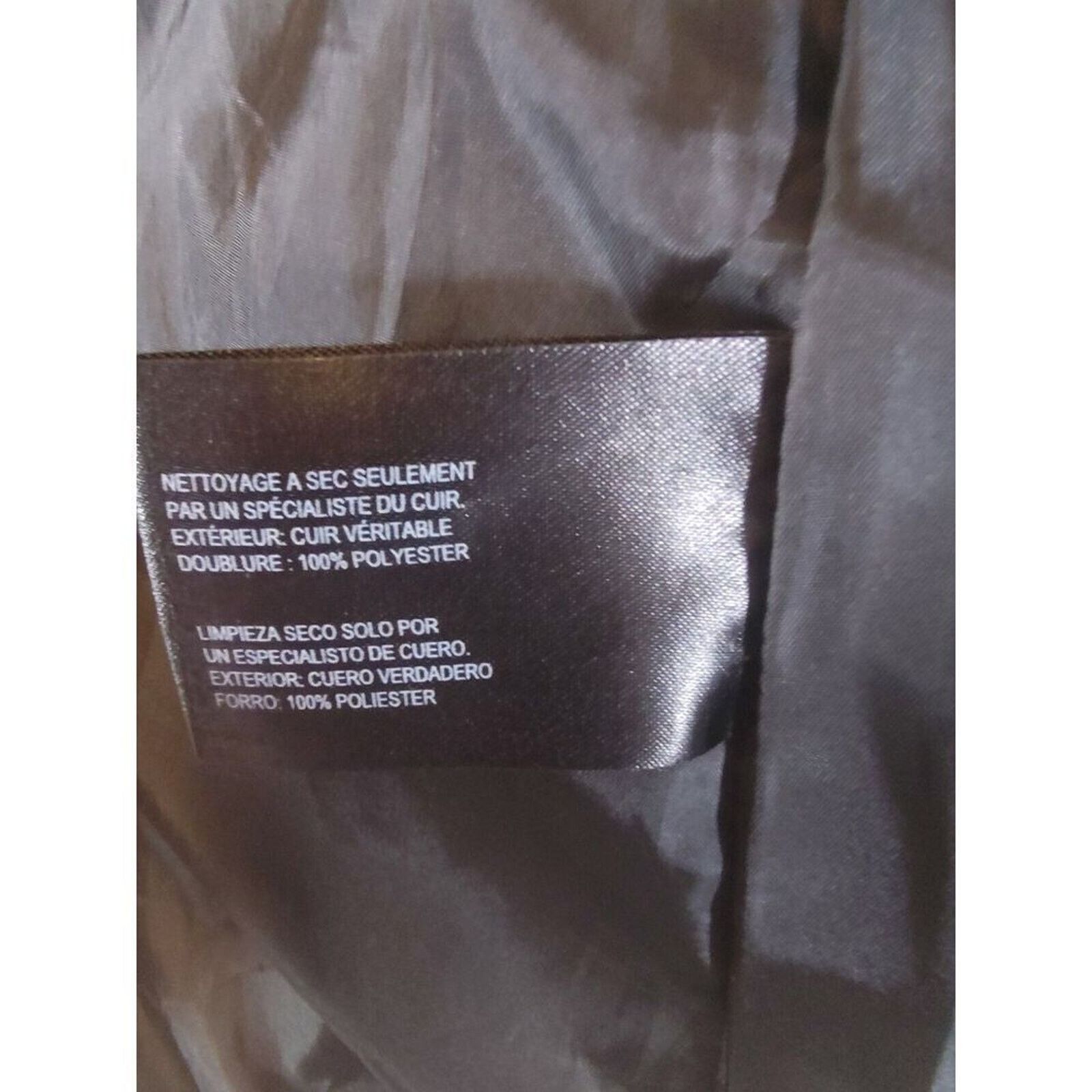Leather B By BERNARDO Genuine Leather Jacket Womens Sz Large Black Size L / US 10 / IT 46 - 4 Thumbnail