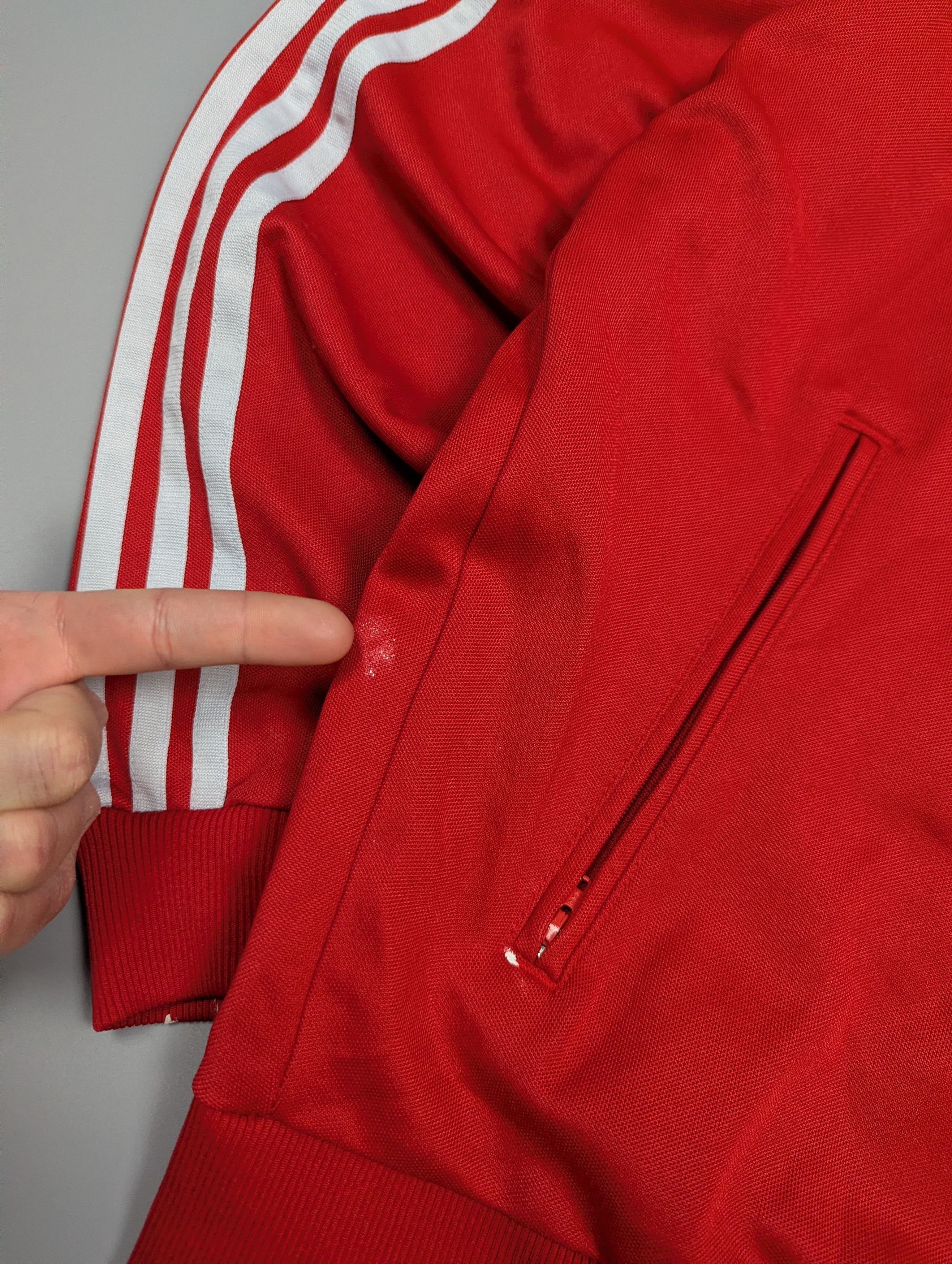 Adidas Adidas Originals Men's Red Track Jacket Trefoil 03 Size US L / EU 52-54 / 3 - 5 Thumbnail