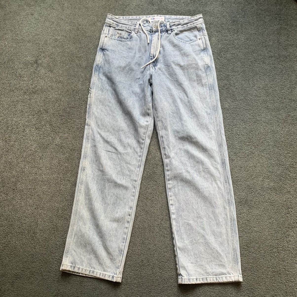 Russell Athletic WORSHIP SUPPLY X RUSSELL ATHLETIC DENIM CARPENTER PANTS Size US 30 / EU 46 - 3 Thumbnail