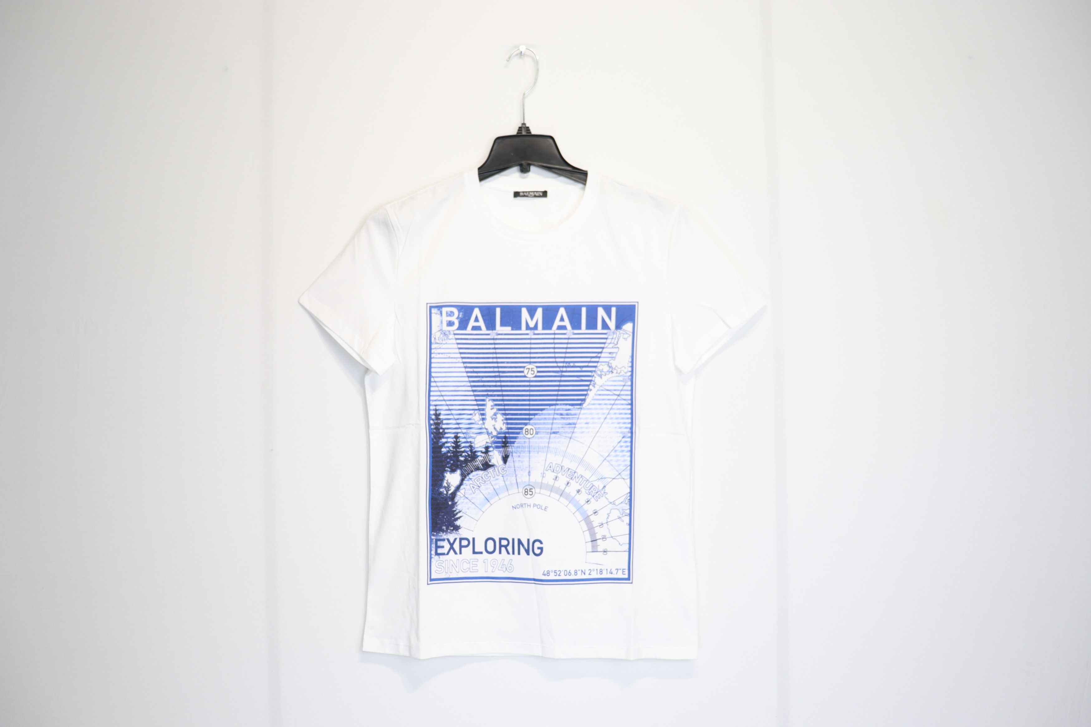 Balmain o1rshd1 T-Shirt in White Size US M / EU 48-50 / 2 - 1 Thumbnail