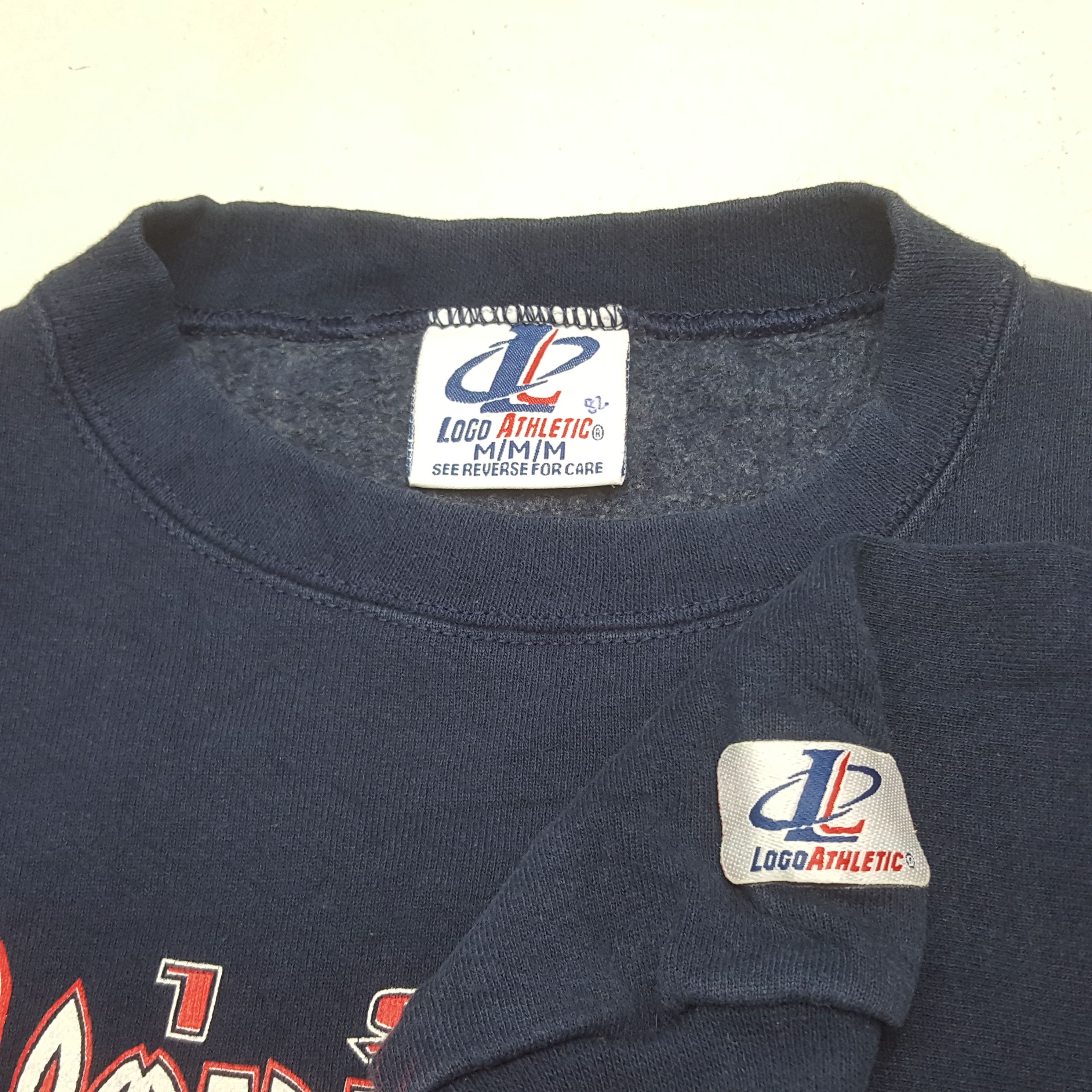 MLB Vintage Cleveland Indians League 90s Baseball Sweatshirt RR6 Size US L / EU 52-54 / 3 - 4 Thumbnail