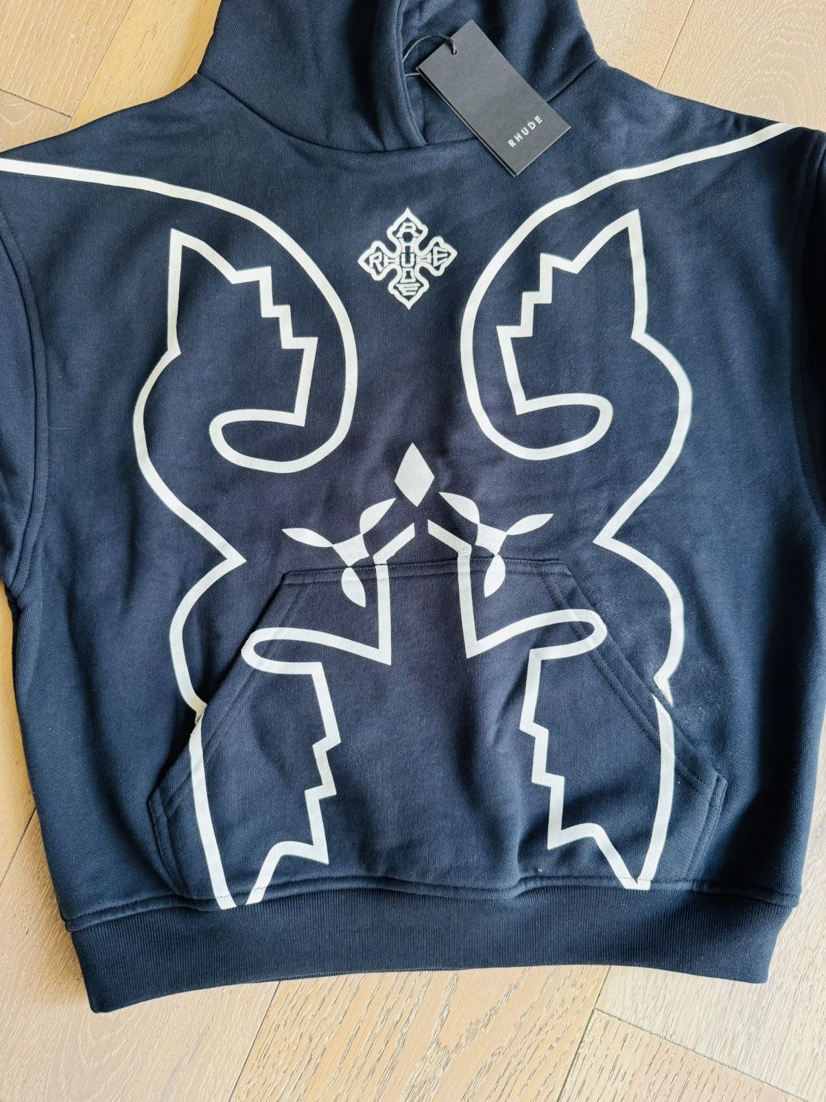 Rhude Rhude Western Logo Hoodie XS Size US XS / EU 42 / 0 - 4 Thumbnail