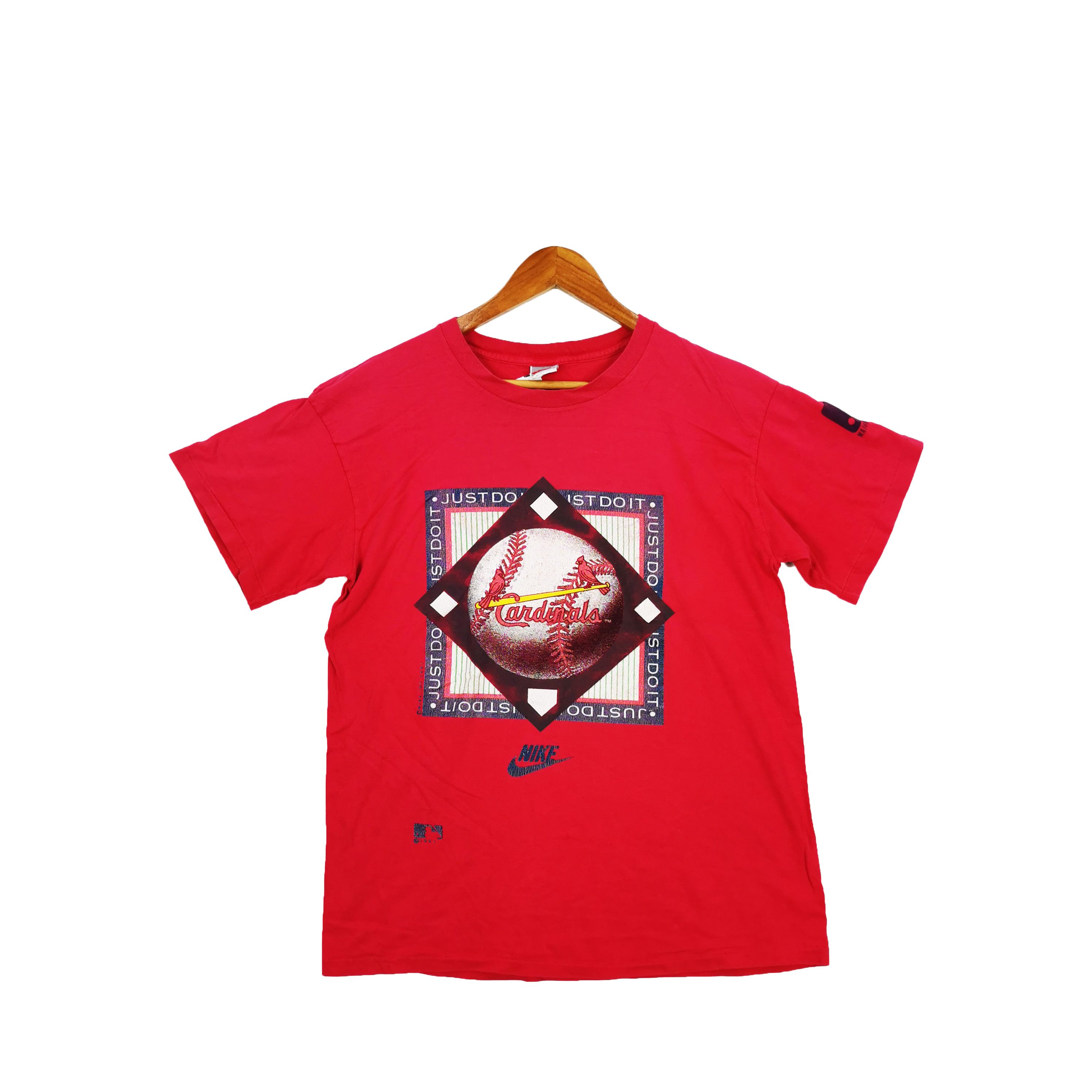 Vintage Nike T-Shirt Nike Swoosh ACG Cardinal MLB Tee