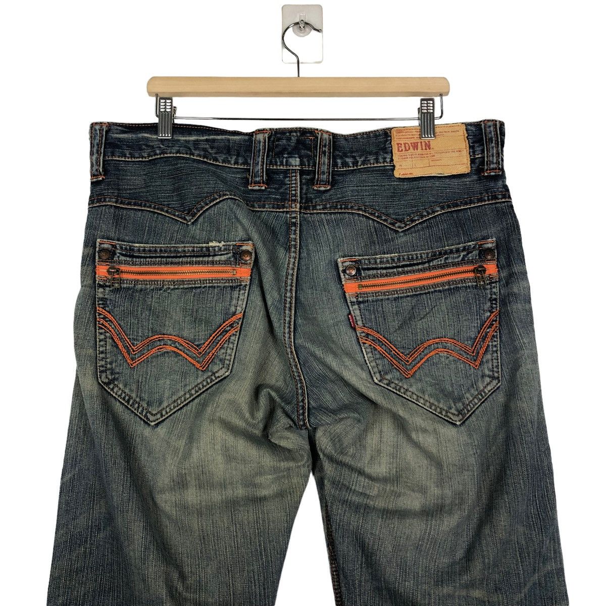 Japanese Brand 🔥VINTAGE DENIM JEANS EDWIN JAPAN INSPIRE ISSEY MIYAKE Size US 38 / EU 54 - 9 Thumbnail